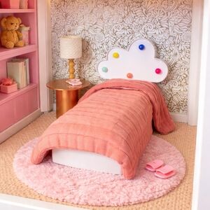 Miniature Cloud Wall Light - Colorful LED Accent for Dollhouses or Small Spaces